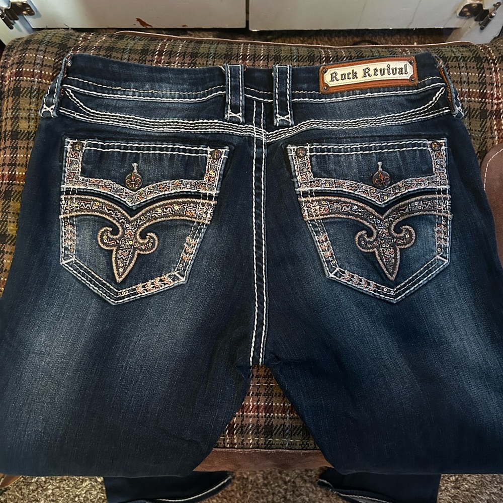 Rock Revival Blue Denim Jeans